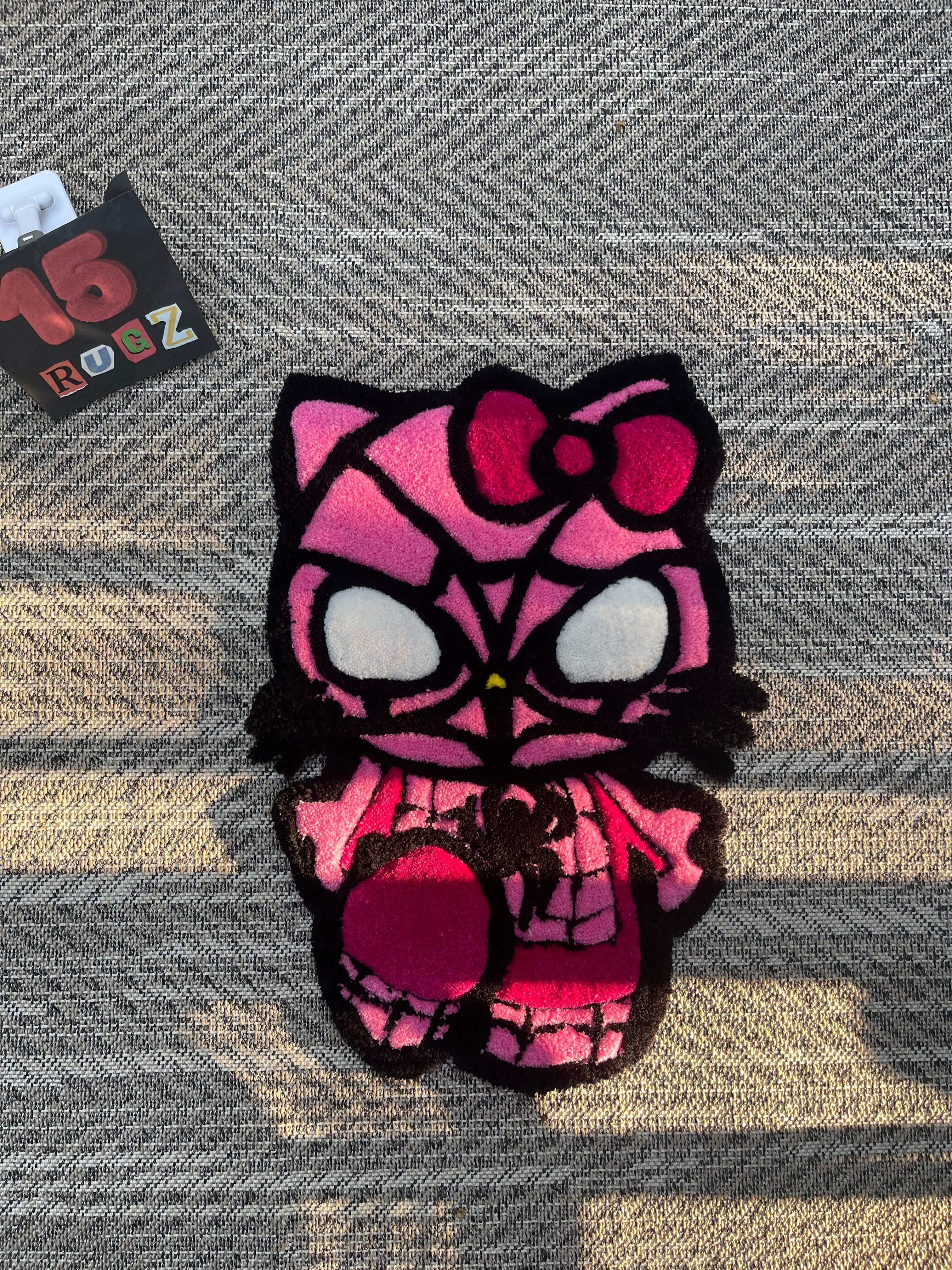 Hello Kitty x Spiderman Rug