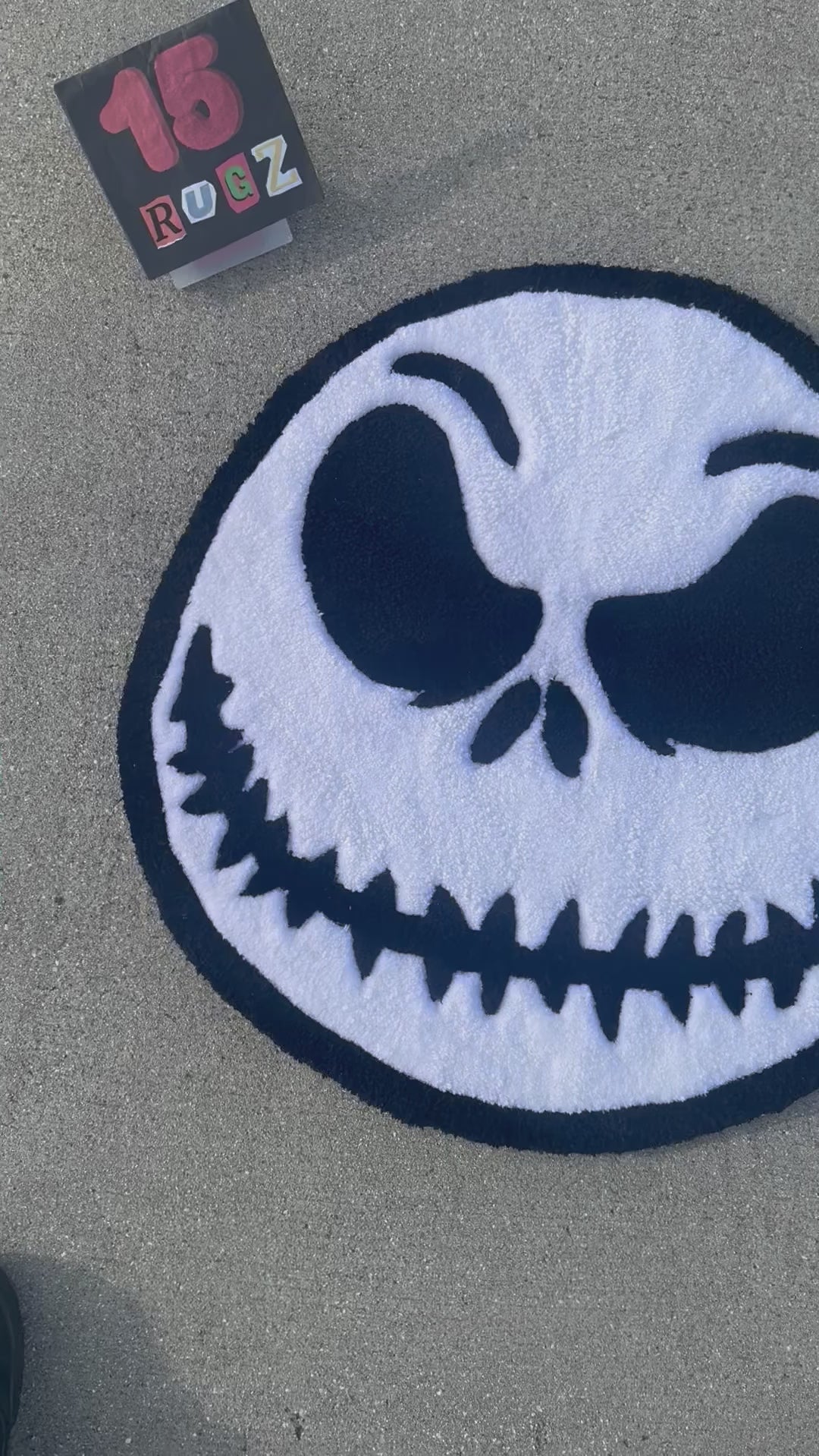 Jack The Skeleton Custom Rug