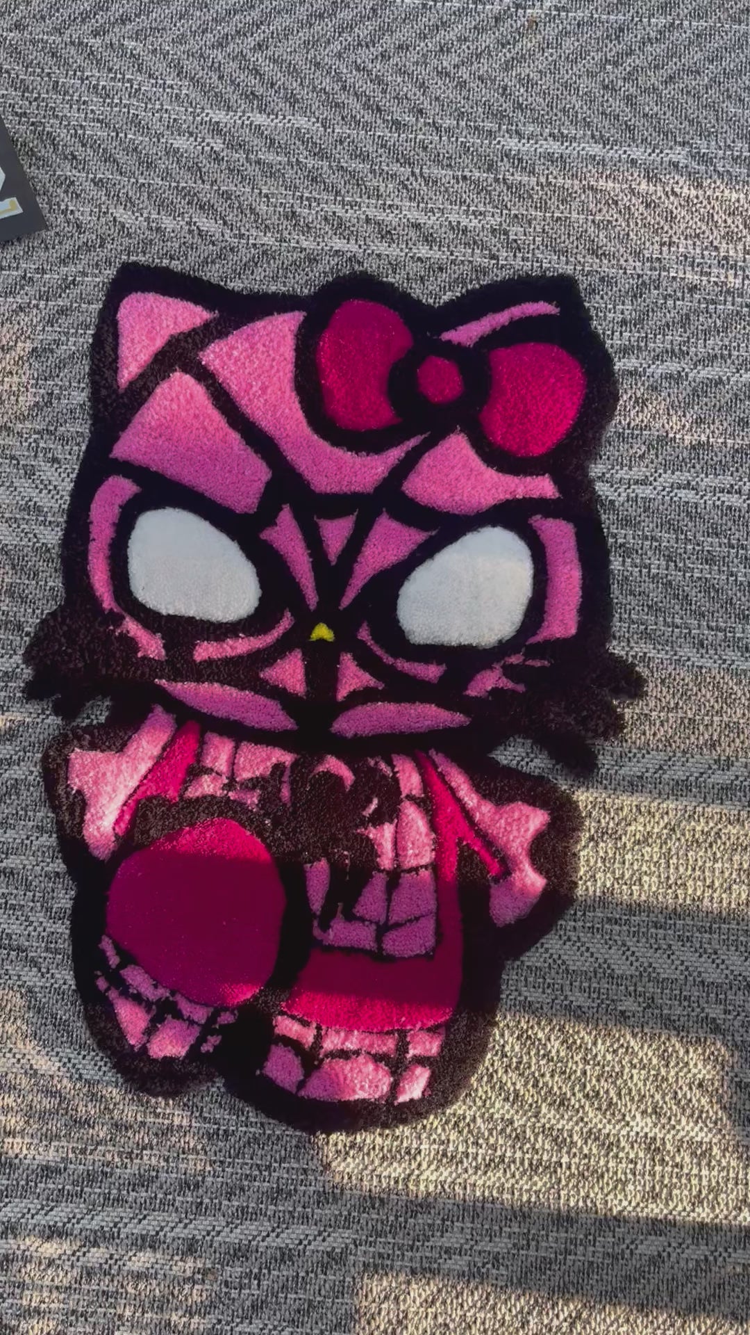 Hello Kitty x Spiderman Rug